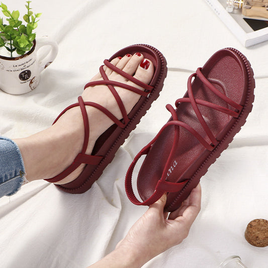 New Fashion Strappy Shoes Women
