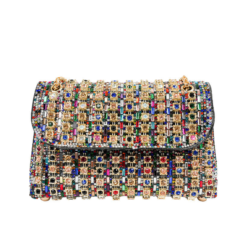 Diamond Clutch Evening Bags – Personalized Square Design