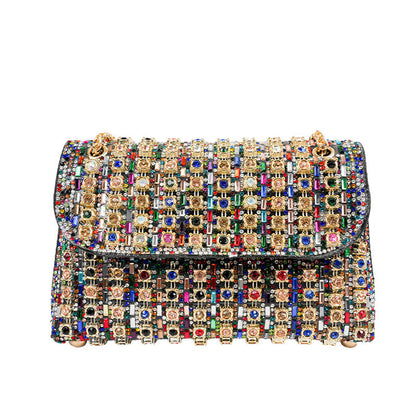 Diamond Clutch Evening Bags – Personalized Square Design